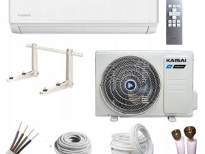 Klimatyzator-Kaisai-Ice-White-2-6kW-WiFi-bialy-zestaw-montaz Klimatyzator Kaisai Ice White 2,6kW WiFi biały zestaw montaż