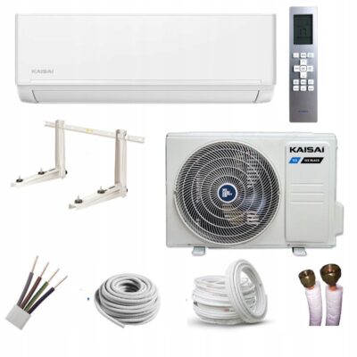Klimatyzator-Kaisai-Ice-White-2-6kW-WiFi-bialy-zestaw-montaz Klimatyzator Kaisai Ice White 2,6kW WiFi biały zestaw montaż