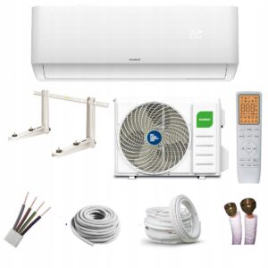 Klimatyzator Kaisai Pro Heat + 3,5kW WiFi do grzania zestaw montaż